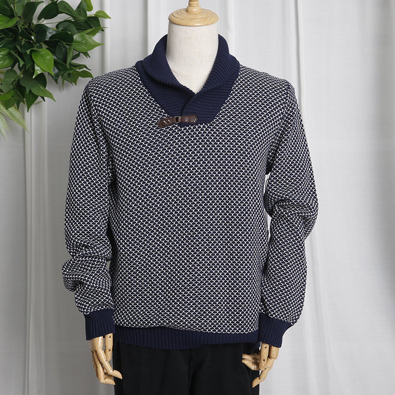 Men's cable sweater