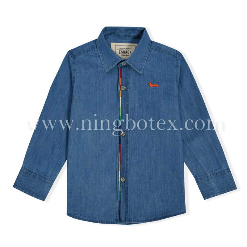 Boys L/S Cotton Denim Shirt