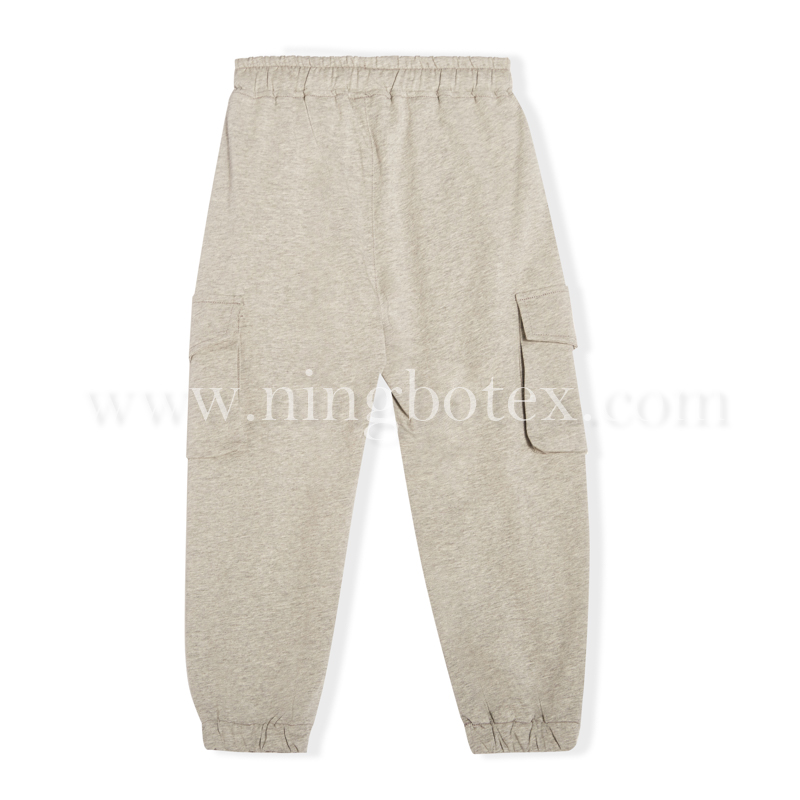 Boys bottom kids knit cotton spandex jogger