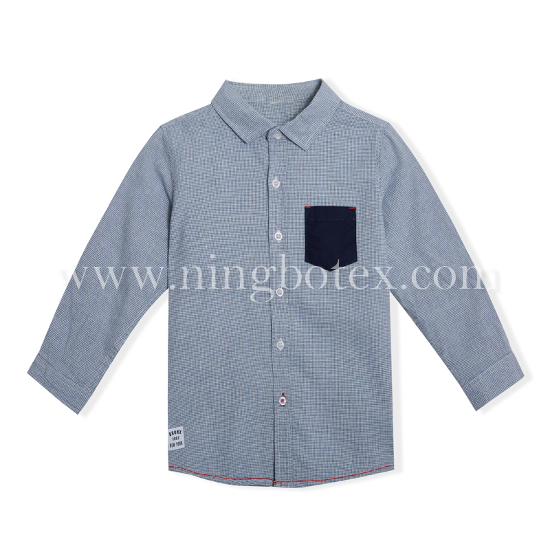 Boys L/S Swallow Gird Shirt