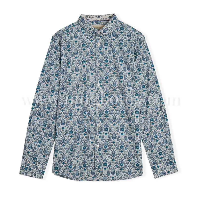 Mens LS Shirt AOP Florals