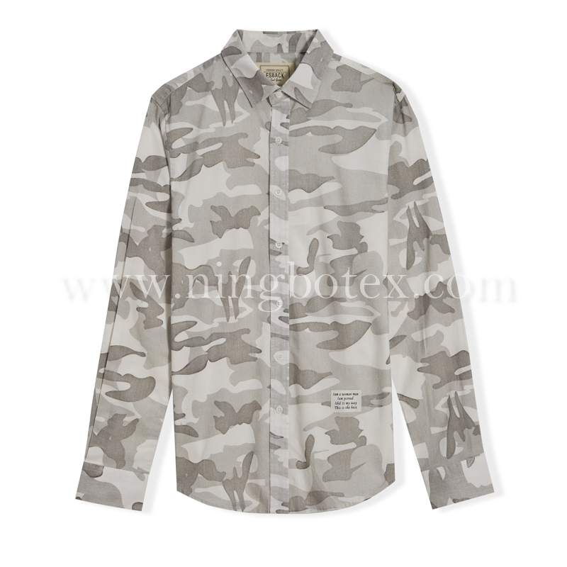 Mens LS Shirt Print TW052