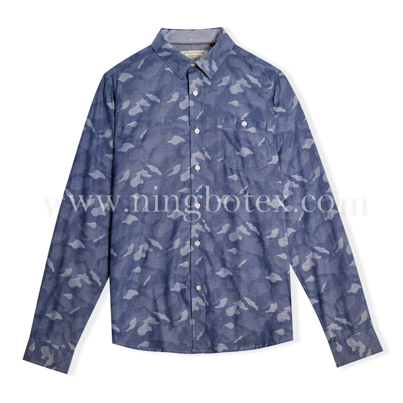 Mens LS Shirt Print TW030