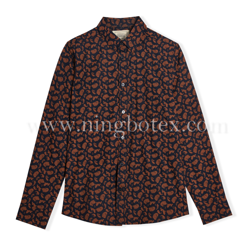 Mens LS Shirt Print TW027