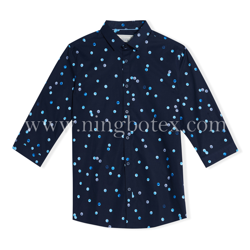 Mens Shirt Bubble Print TW074