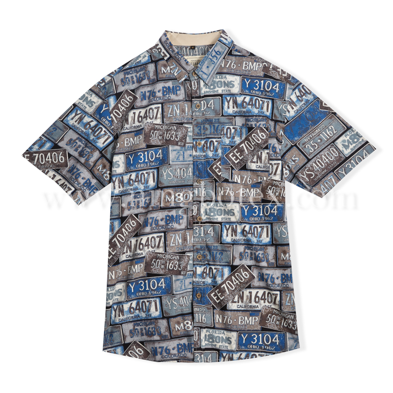 Mens SS Shirt Print TW031