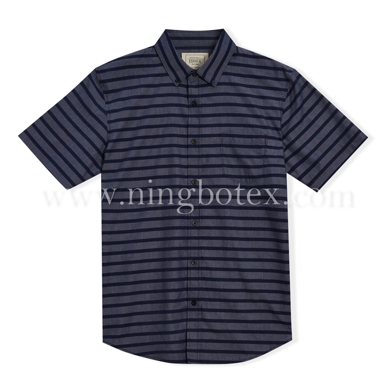 Mens SS Shirt CVC Stripe