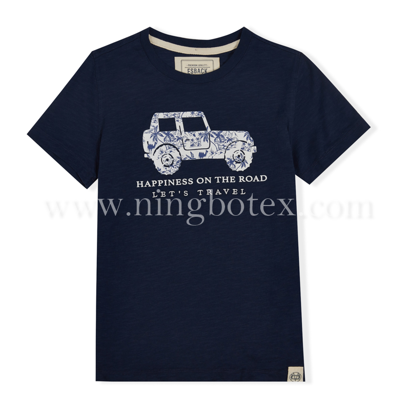 Boys Knit Kids Knit Print T-Shirt