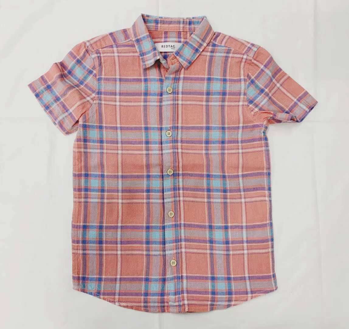 Boys S/S Check Shirt