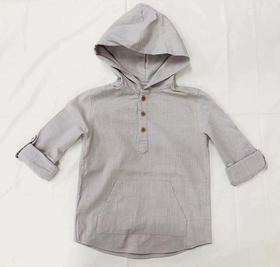 Boys L/S Shirt with hood