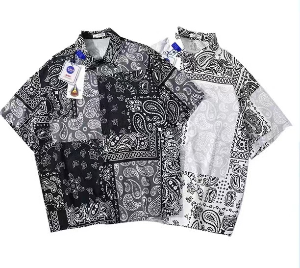 Men's  Print Woven Shirt Stretch