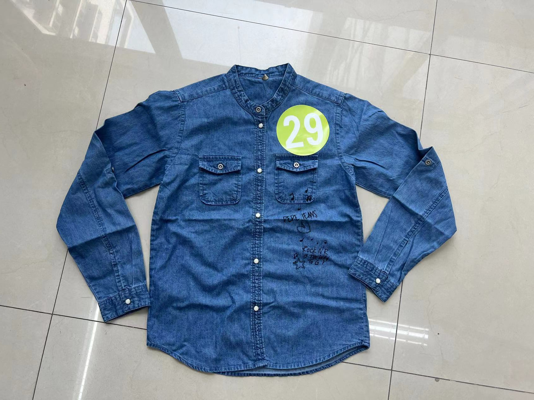 Boys woven denim shirt