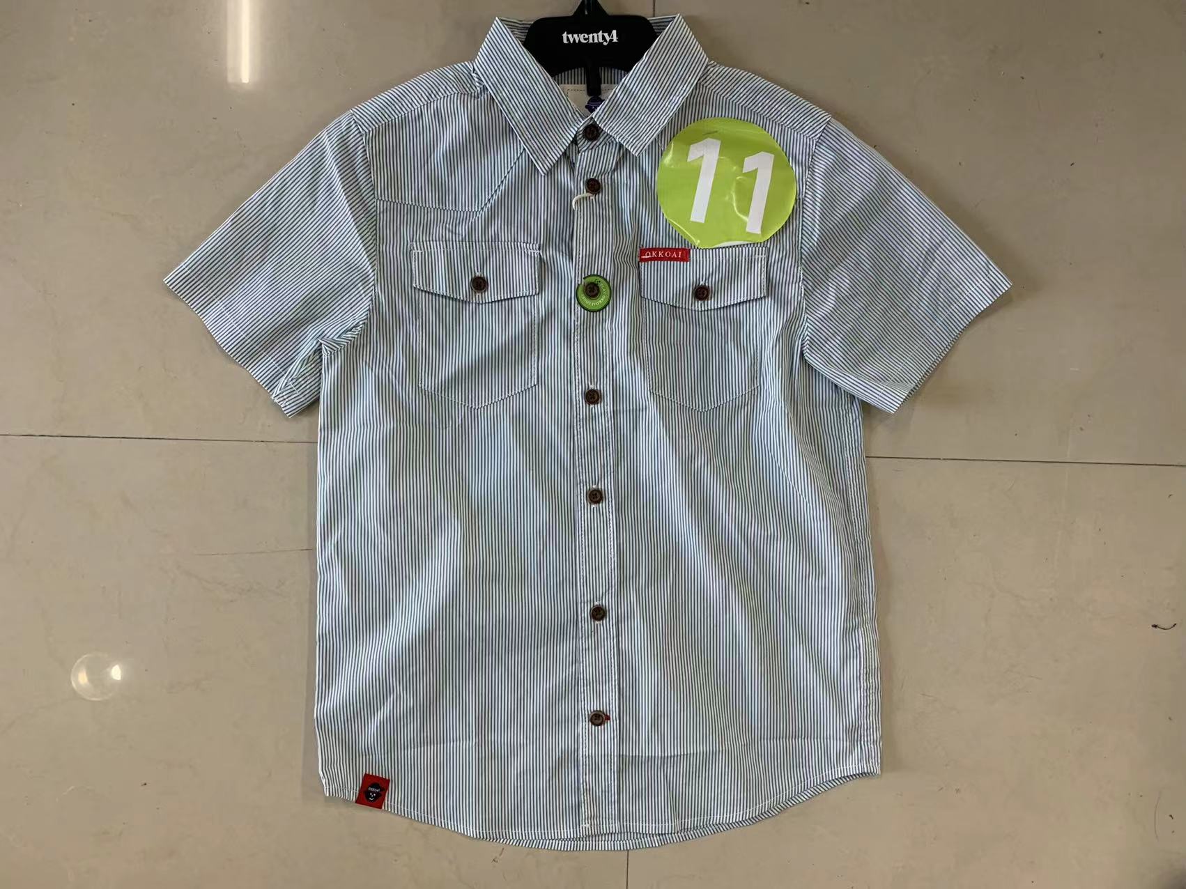 Boys woven short sleeve shirt