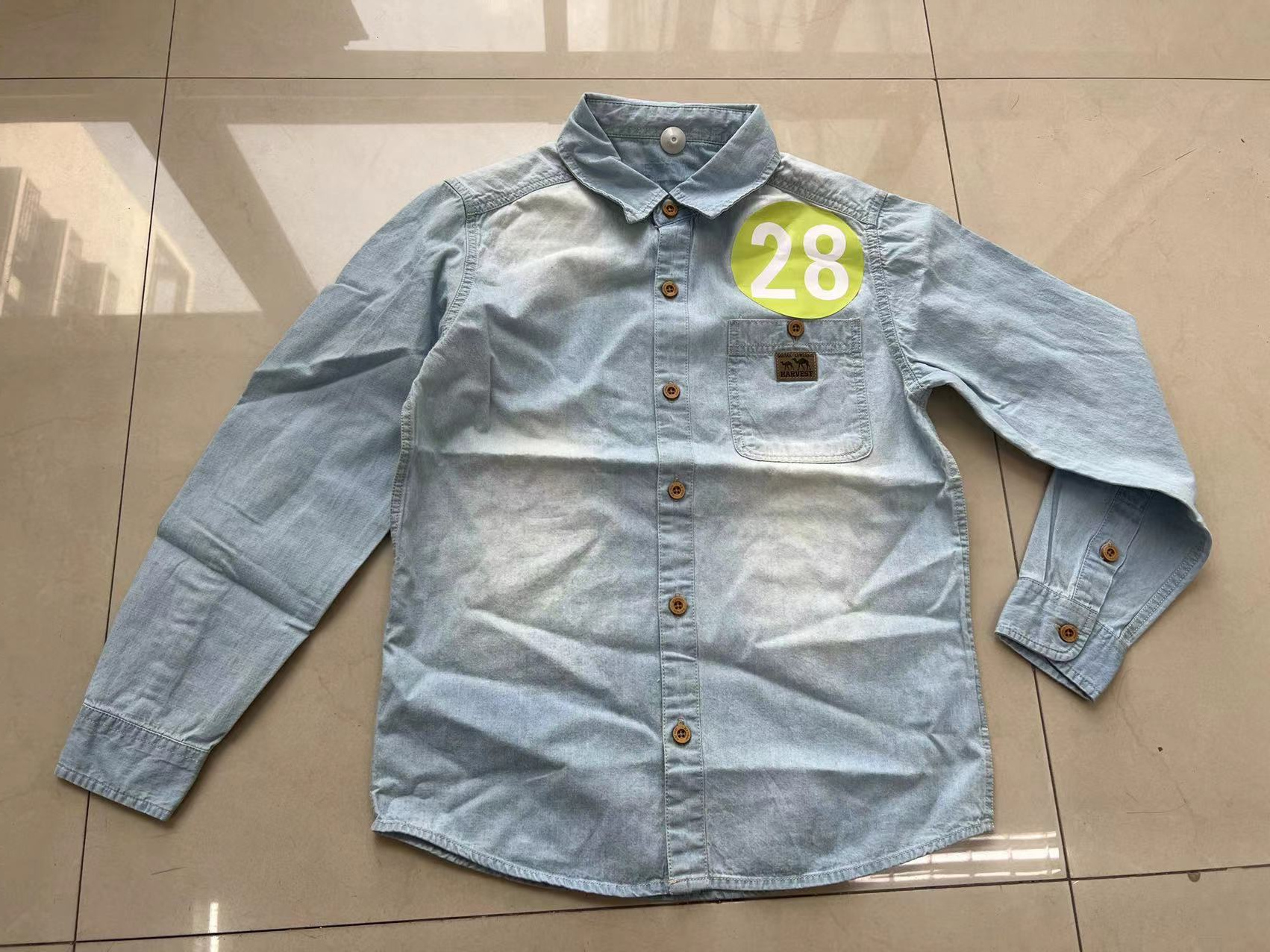 Boys woven denim shirt