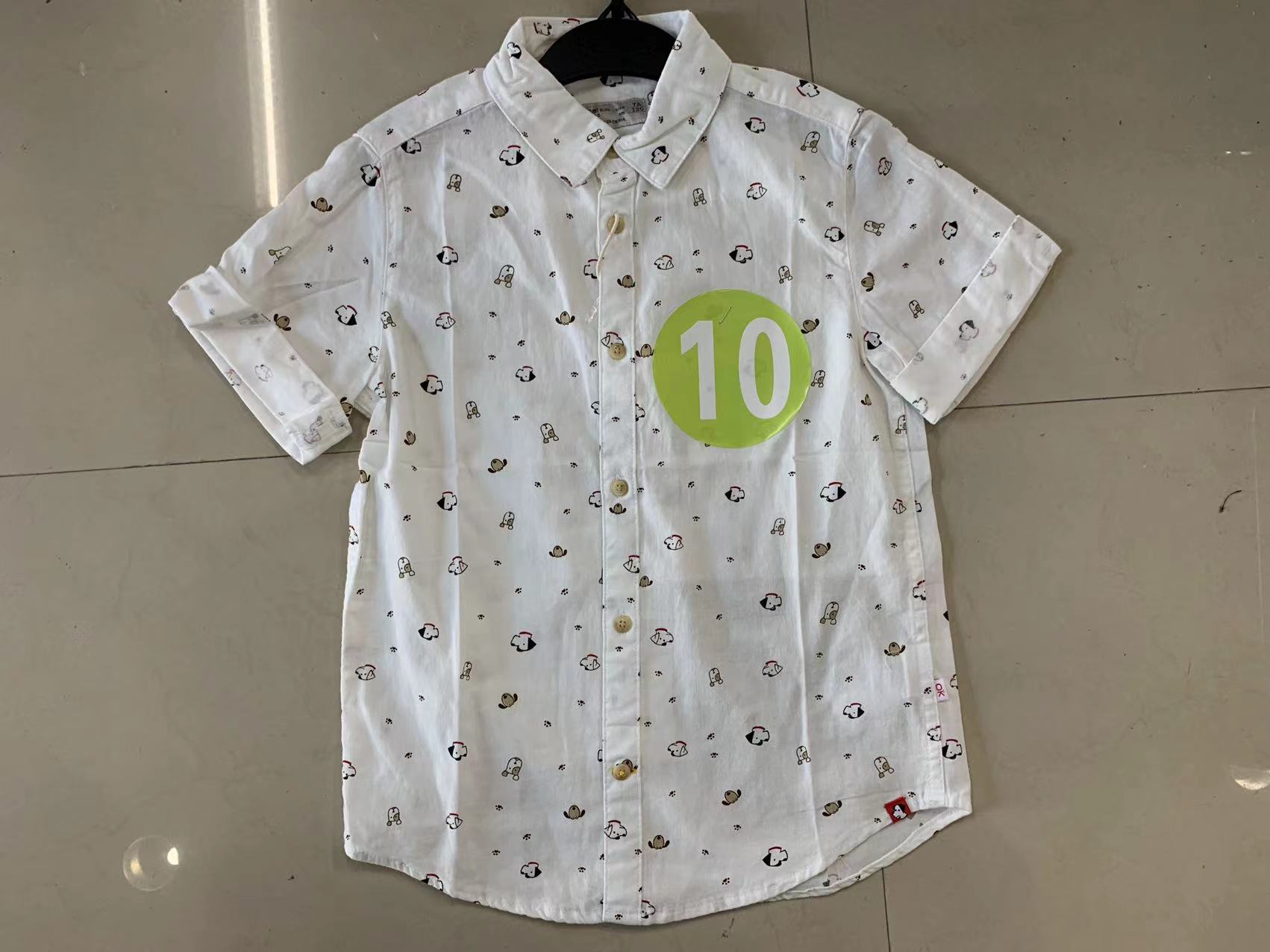 Boys woven short sleeve shirt